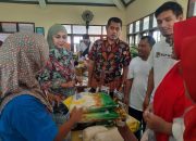 Bupati Buka Pangan Murah di Halaman Kecamatan Rowosari, Panitia Sediakan 8 Ton Beras