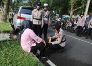 Polwan Polres Ciamis Gelar Patroli Mojang Lodaya, Ini yang Disampaikan